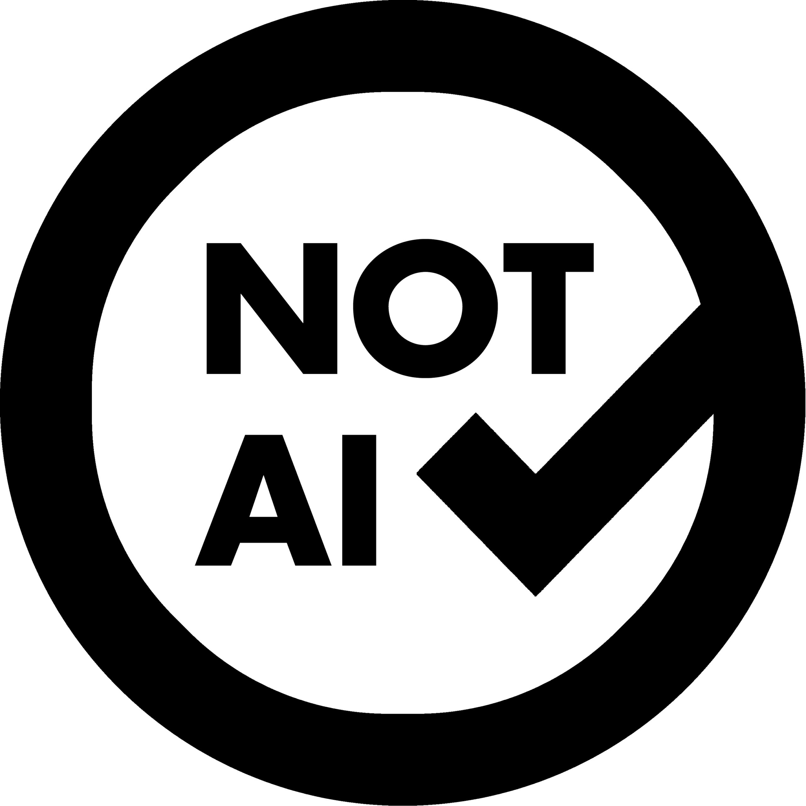 this is not ai badge