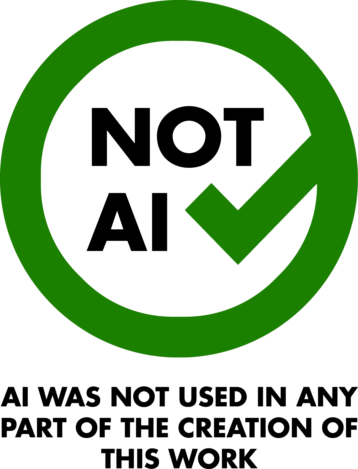 not ai with text